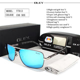 OLEY Brand Polarized Sunglasses Men.