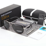 BARCUR 2018 Aluminum Magnesium Men's Sunglasses Polarized Men.