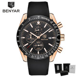 BENYAR New Silicone Chronograph Watch