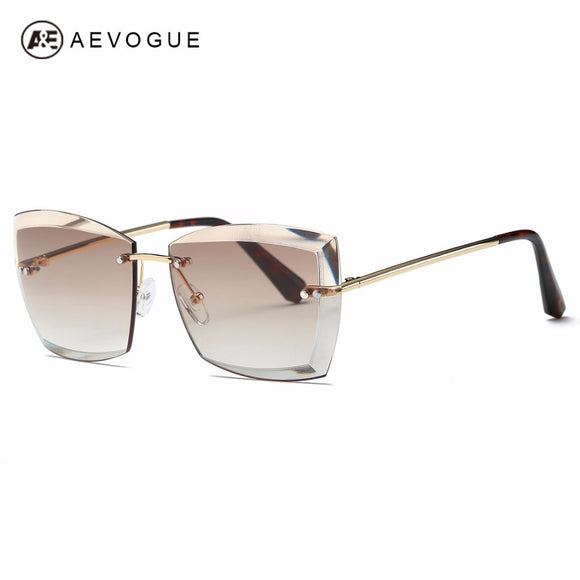 Aevogue Rimless Sunglasses