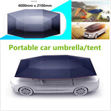 Semi-automatic Outdoor Car Vehicle Tent Umbrella