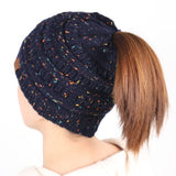 Ponytail Beanie Winter Hats