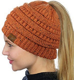 Ponytail Beanie Winter Hats