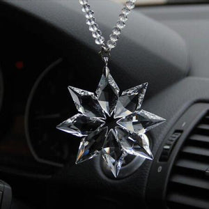 Transparent Crystal Snowflakes Ornament