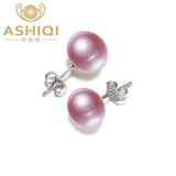 Real Natural Pearl Stud earrings