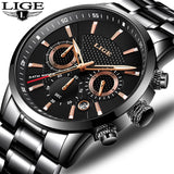 Relogio Masculino LIGE Mens Watch