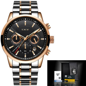 Relogio Masculino LIGE Mens Watch