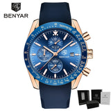 BENYAR New Silicone Chronograph Watch